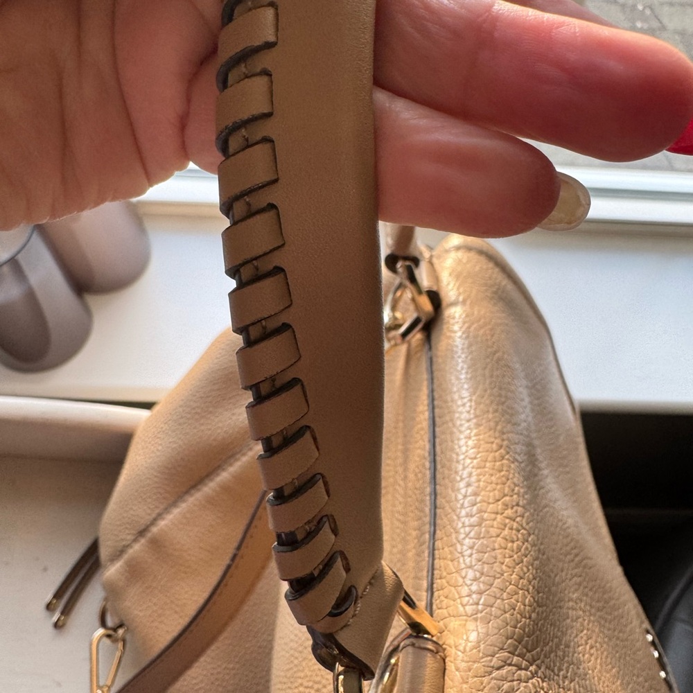 Micheal Kors  Tan Leather Backpack - Picture 4 of 16